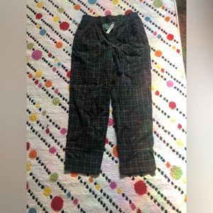 Madewell Corduroy Plaid Pants